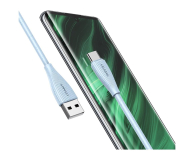 USAMS Kabel Green Series SJ714 18W 3A USB-A do USB-C 1m niebieski - 1568992 - zdjęcie 10